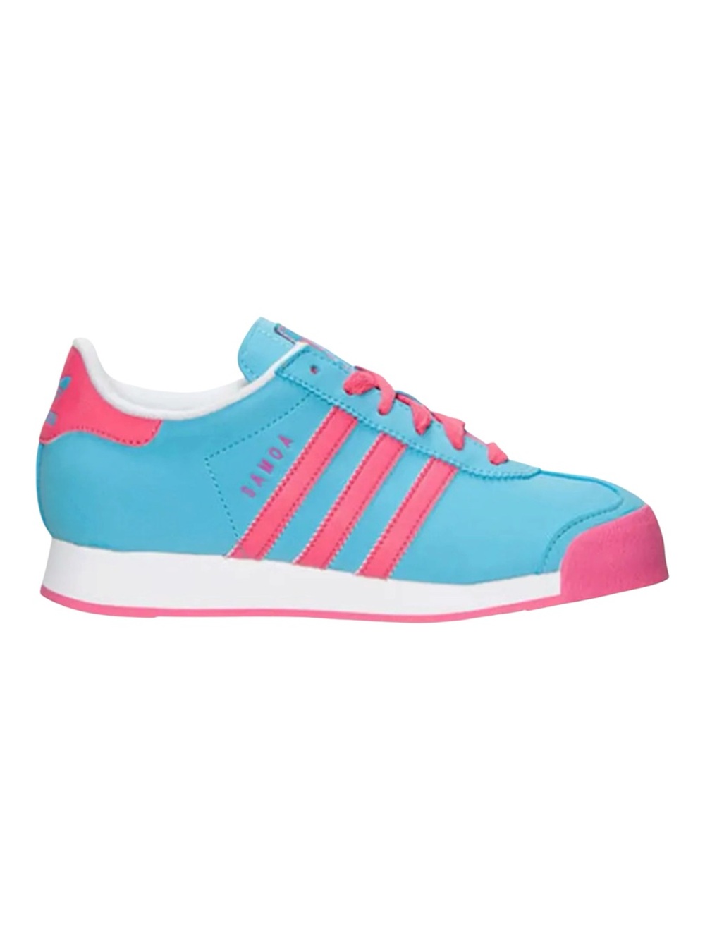 adidas Rita Ora + Samoa Turquoise Hot Pink Women's Low-Top Sneakers Size 6